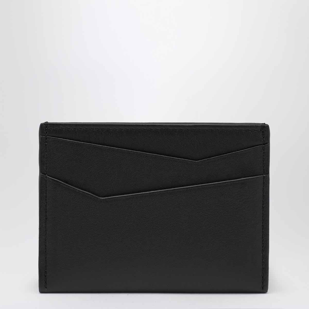Black leather Puzzle card holder