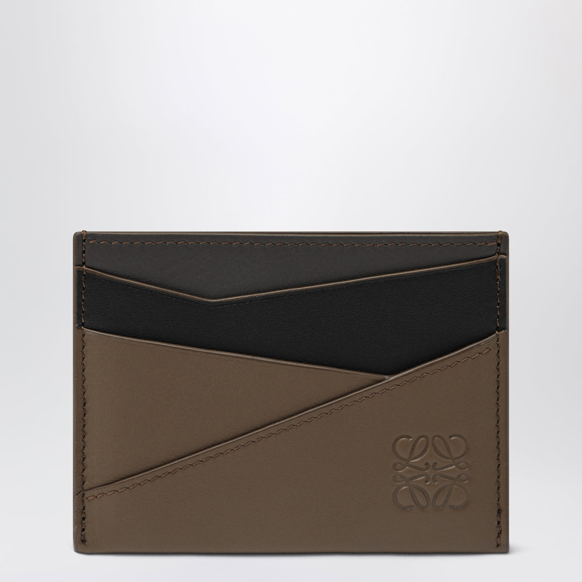 Brown/Green Puzzle card holder