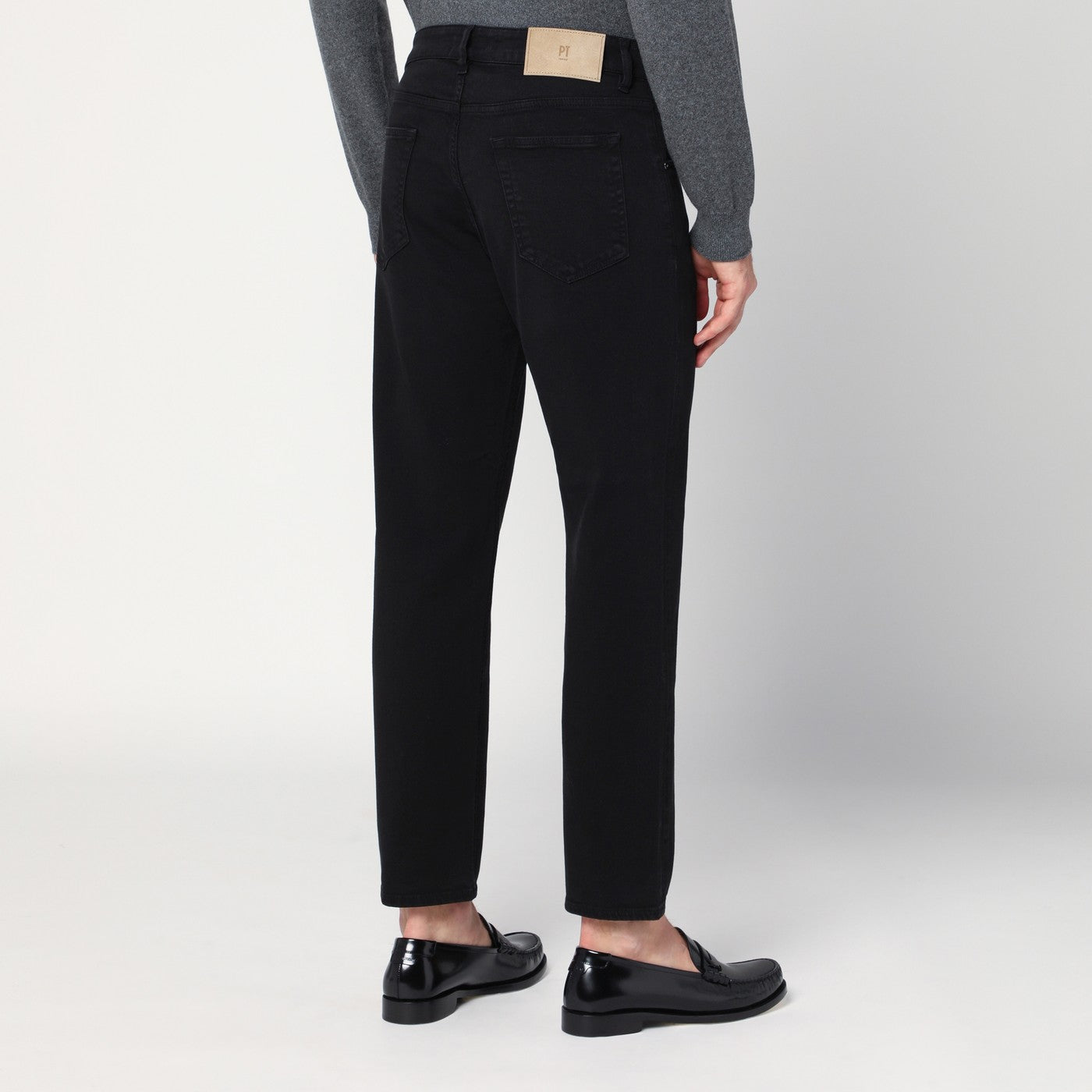 Black cotton trousers
