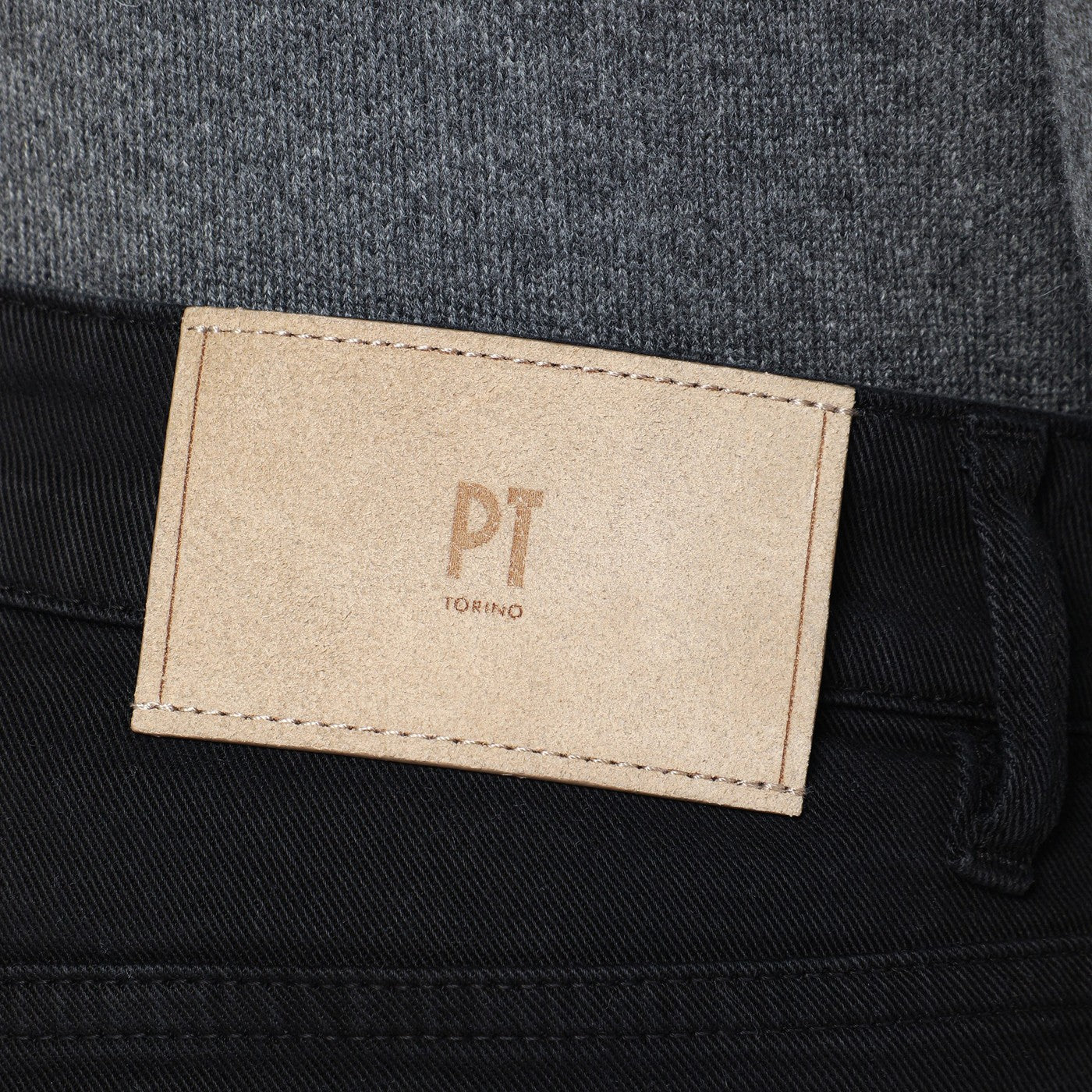 Black cotton trousers