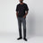 Washed dark grey jeans