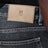 Washed dark grey jeans