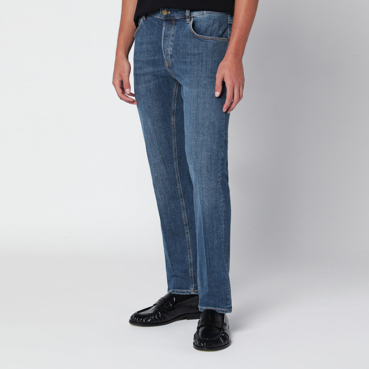 Jeans Reggae blu in cotone