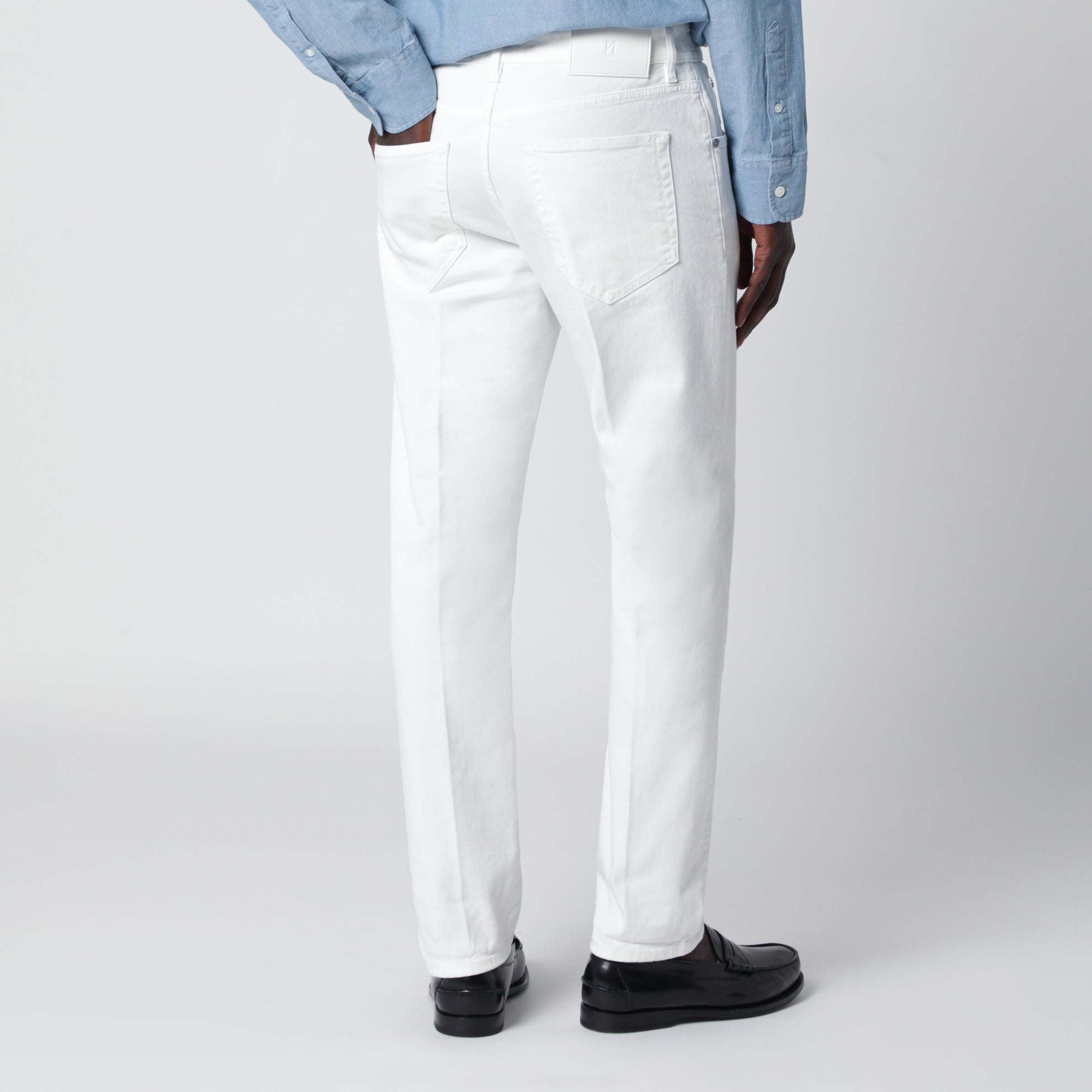 Pantaloni tapered Reggae bianchi