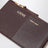 Card holder with coin pocket in Dark Burgundy