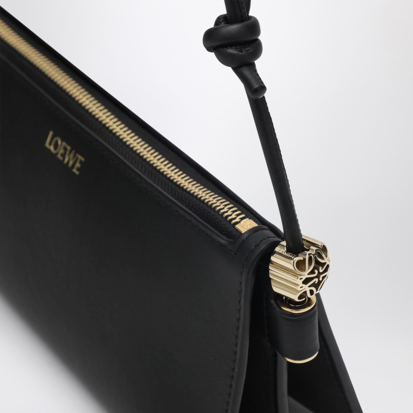 Loewe Joya pouch in black calf nappa leather | TheDoubleF