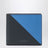 Flag bifold wallet in Deep Navy Blue / Royal Azure leather