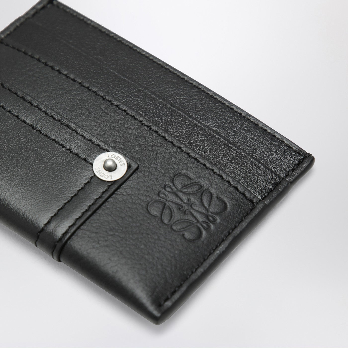 Loewe Simple Panta card holder in black leather | TheDoubleF