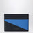 Navy Blue/Sky Blue Flag Card Holder in Leather
