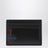 Card holder in black glossy calf leather