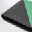 Portafoglio bifold Flag con portamonete Nero / Verde Tropicale
