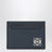 Navy Blue Leather Anagram Card Holder
