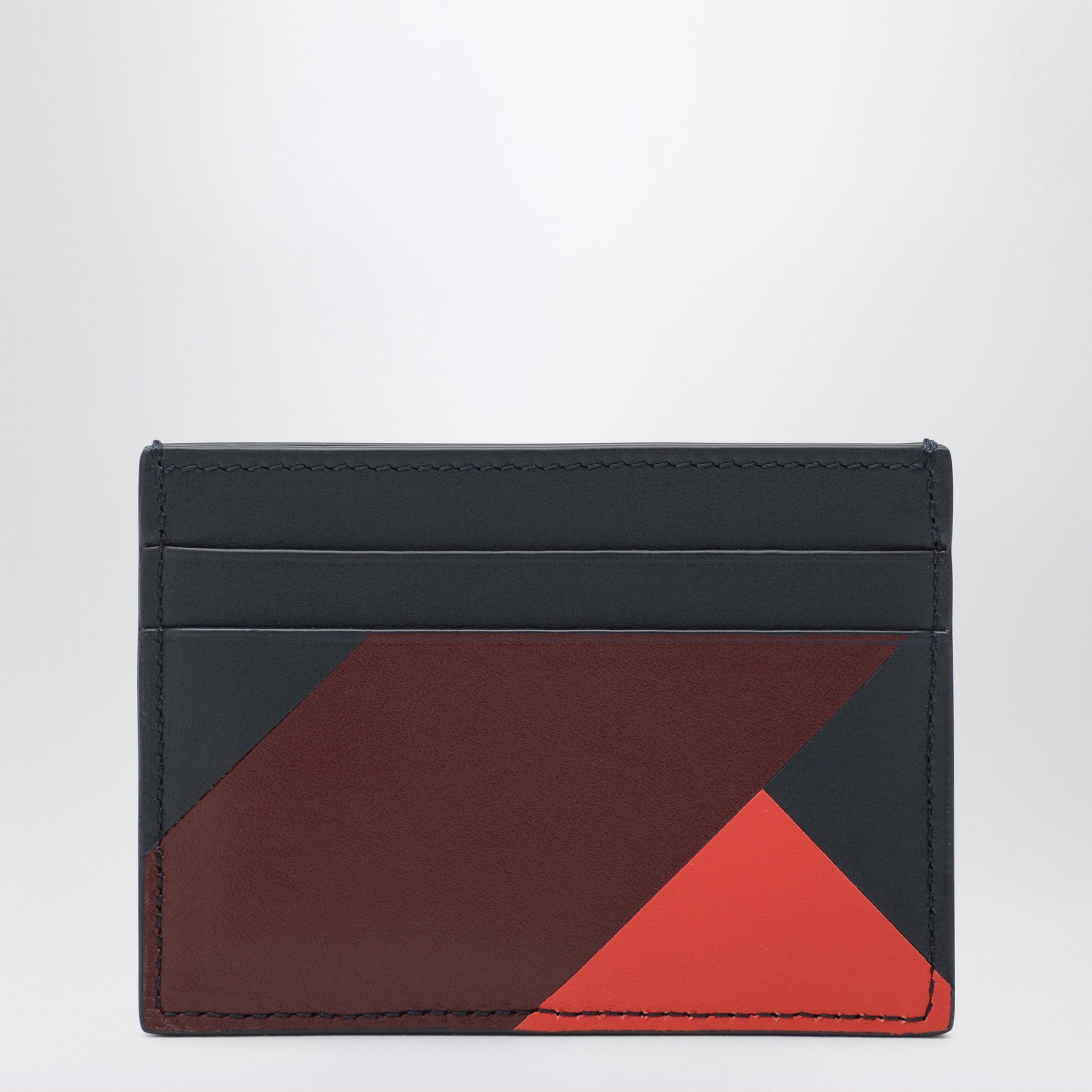 Anagram card holder with multicolour graphic motifs