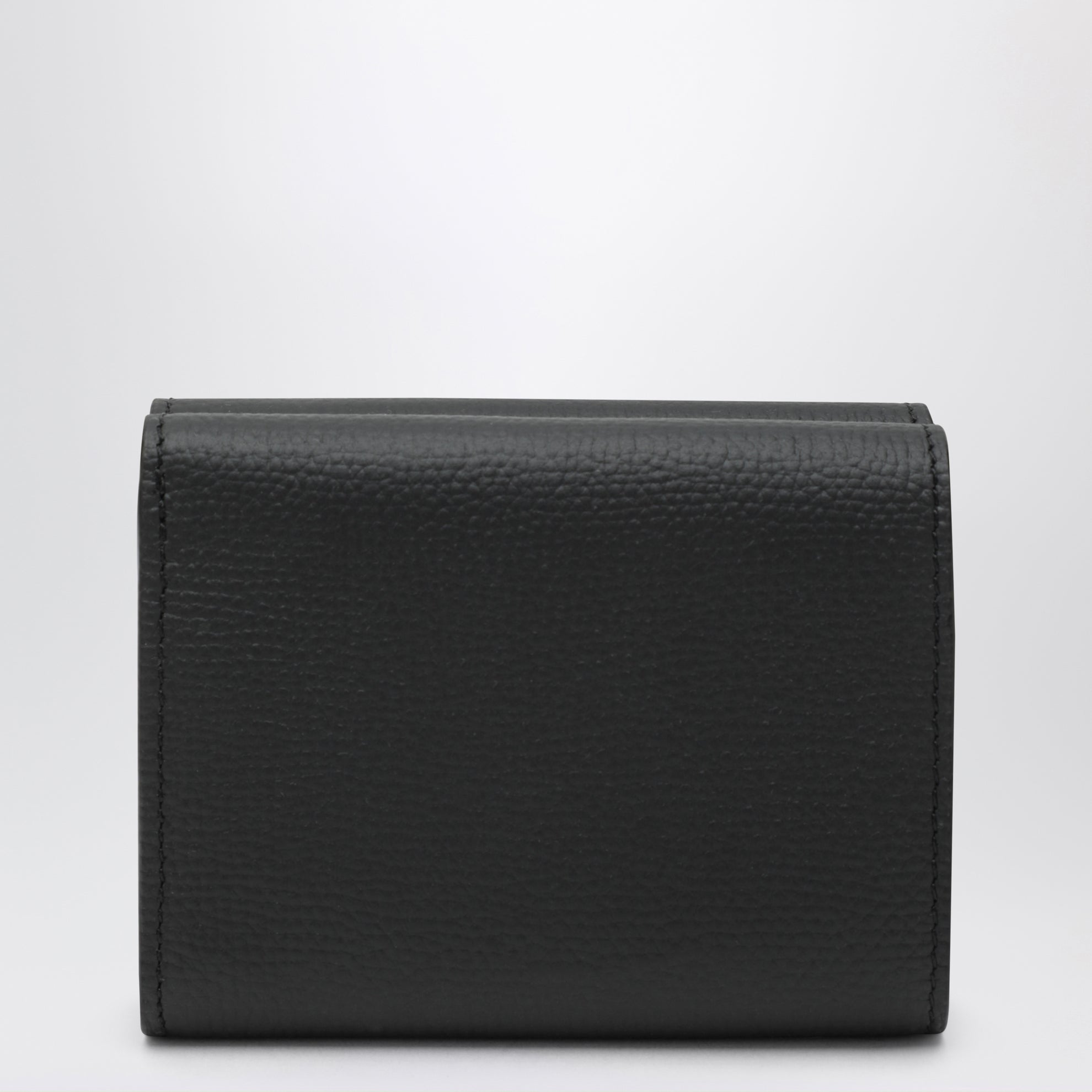 Portefeuille trifold Anagram noir en cuir