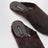 Mules Caelan marroni in pelle effetto pony