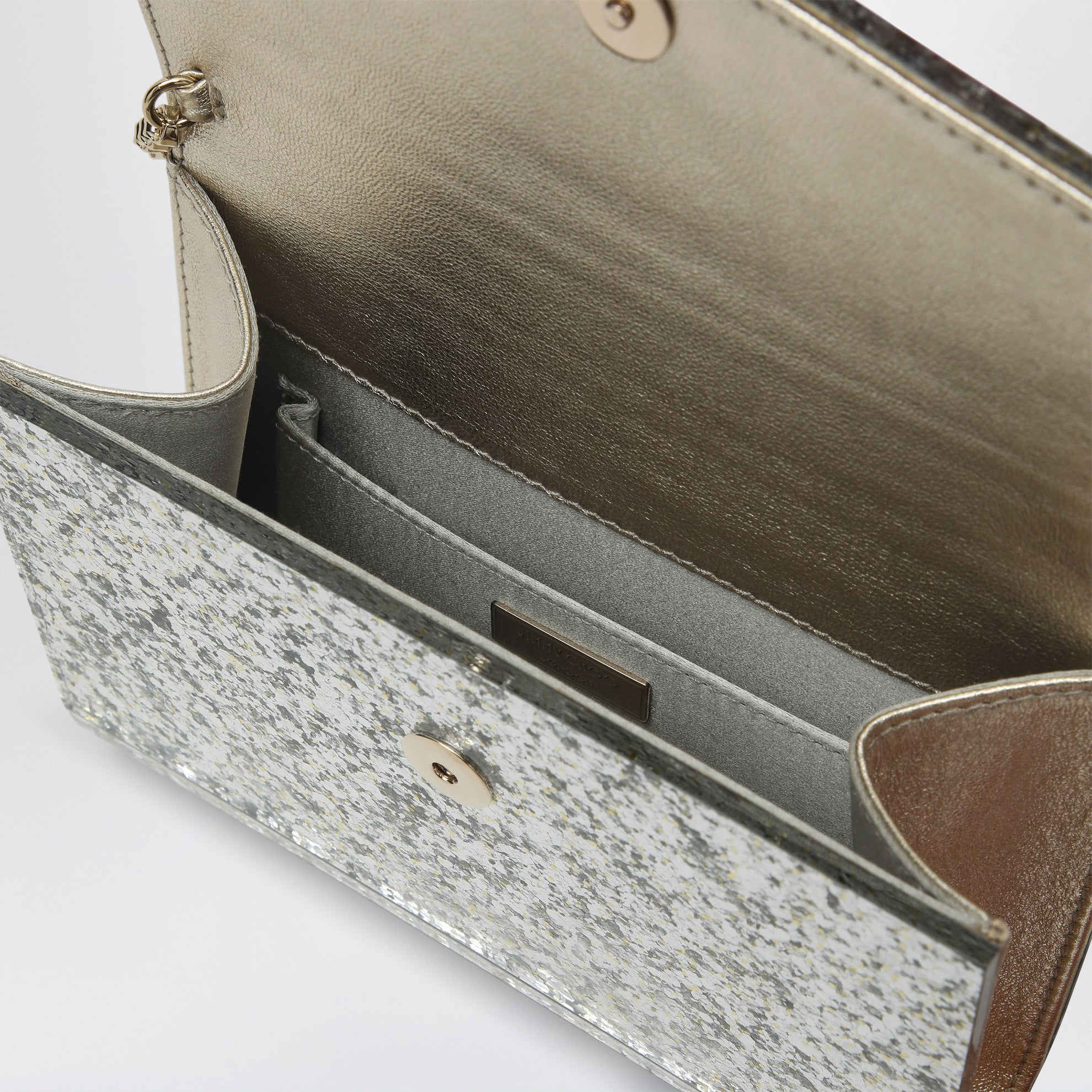 Champagne-coloured Candy clutch