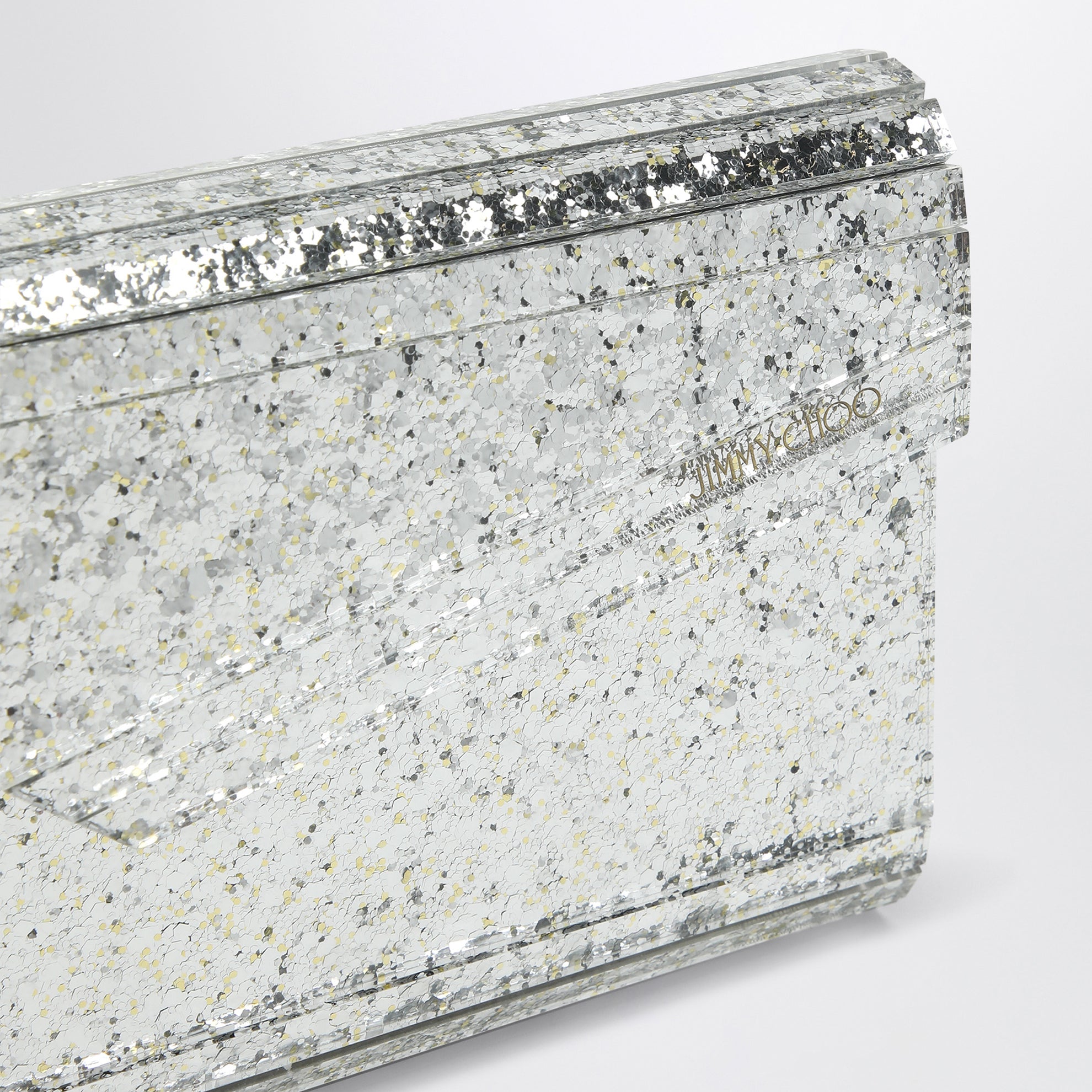Champagne-coloured Candy clutch
