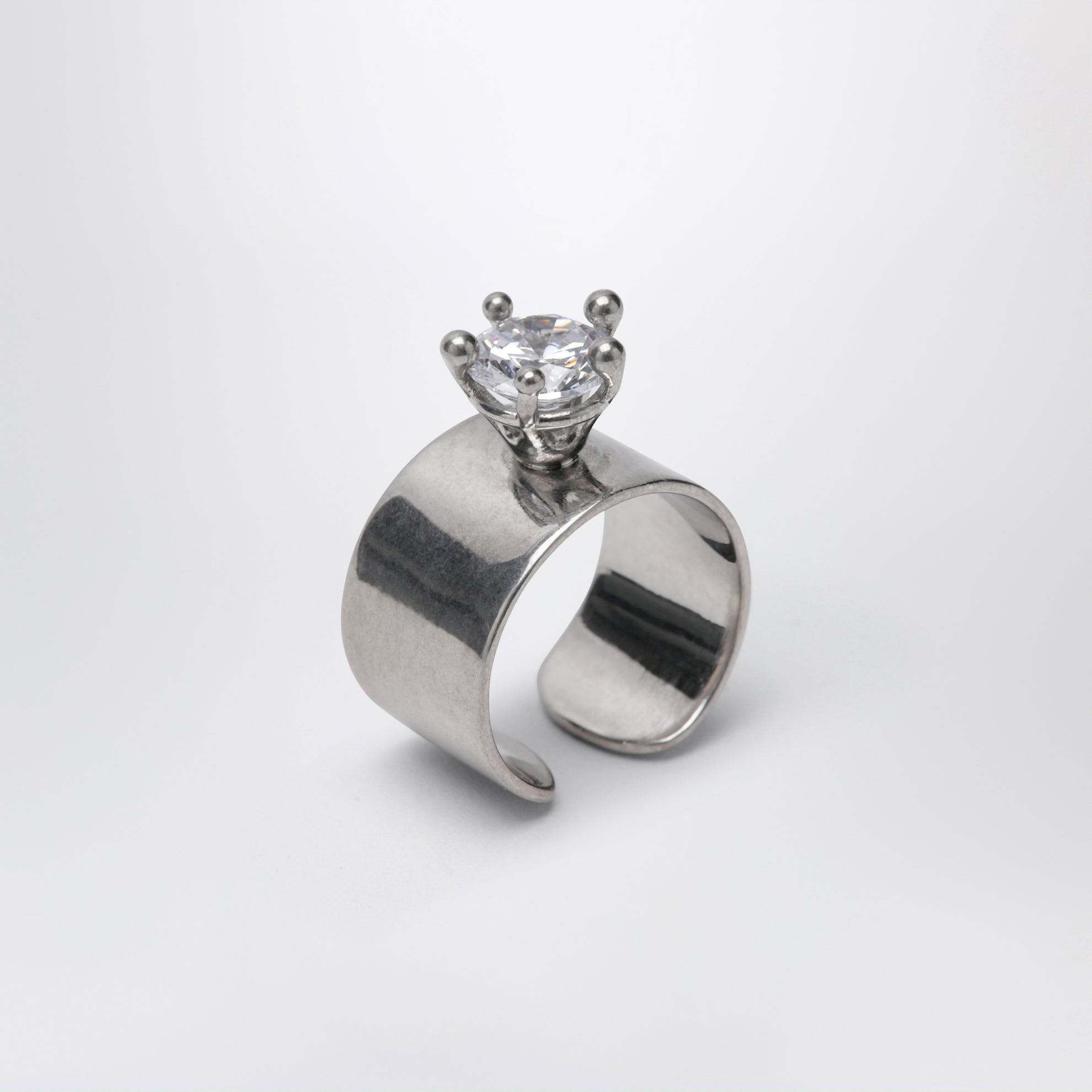 Bague Armour Ring Small avec diamants