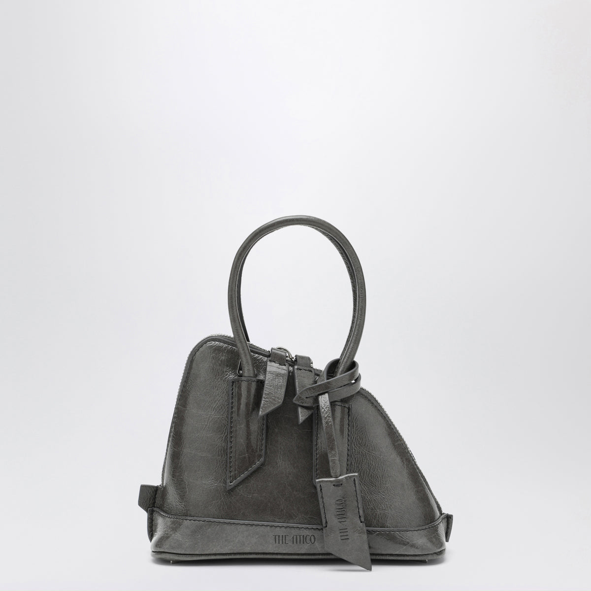 Perlgraue Sant Ambroeus Mini-Tasche