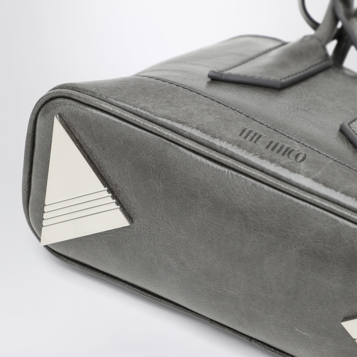 Perlgraue Sant Ambroeus Mini-Tasche
