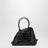 Black Sant Ambroeus mini bag with crocodile effect