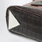 Borsa Sant Ambroeus mini marrone e nera effetto coccodrillo