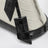 Borsa Sant Ambroeus mini beige e nera effetto coccodrillo