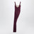 Plum draped long dress