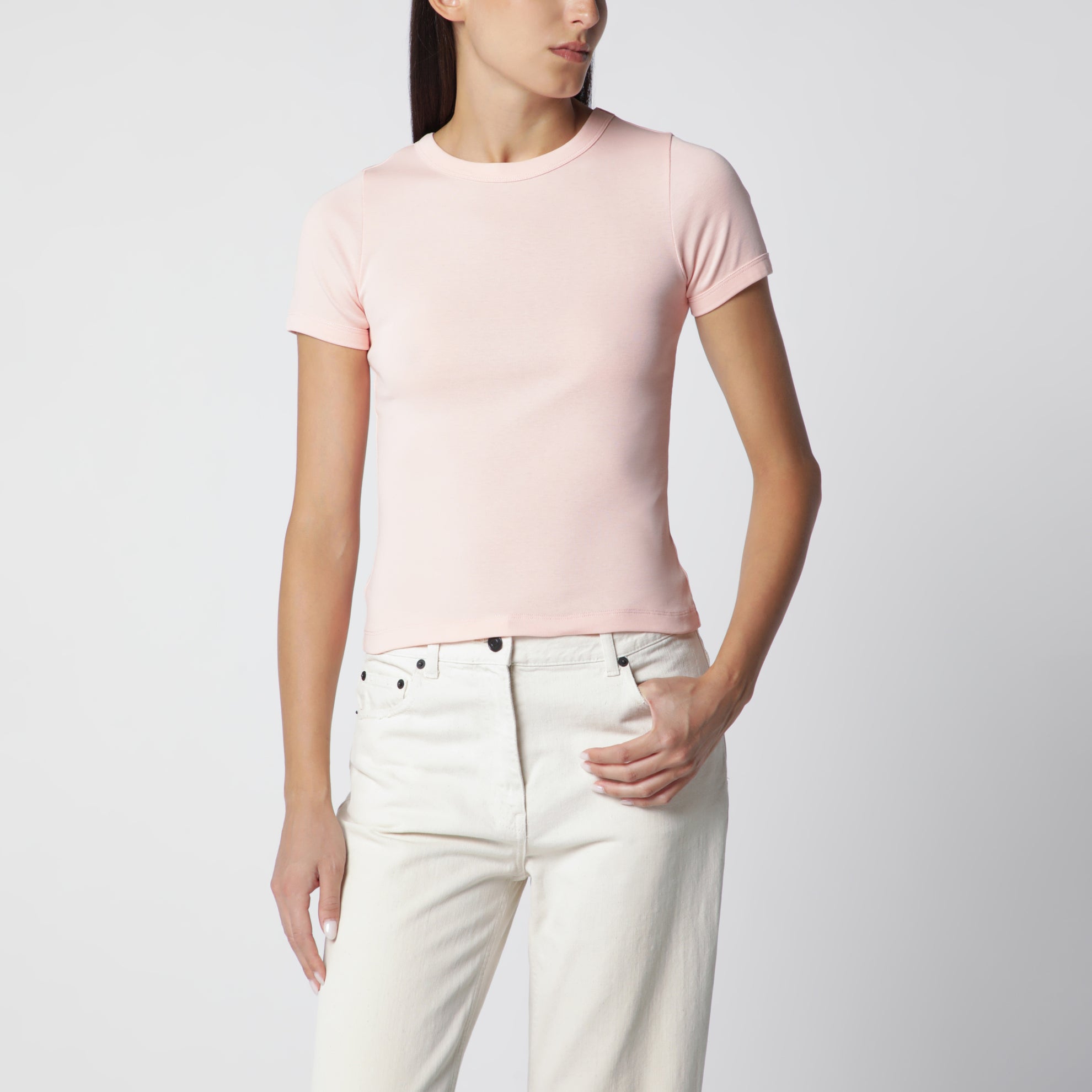 Rosa Car Tee T-Shirt aus Bio-Baumwolle