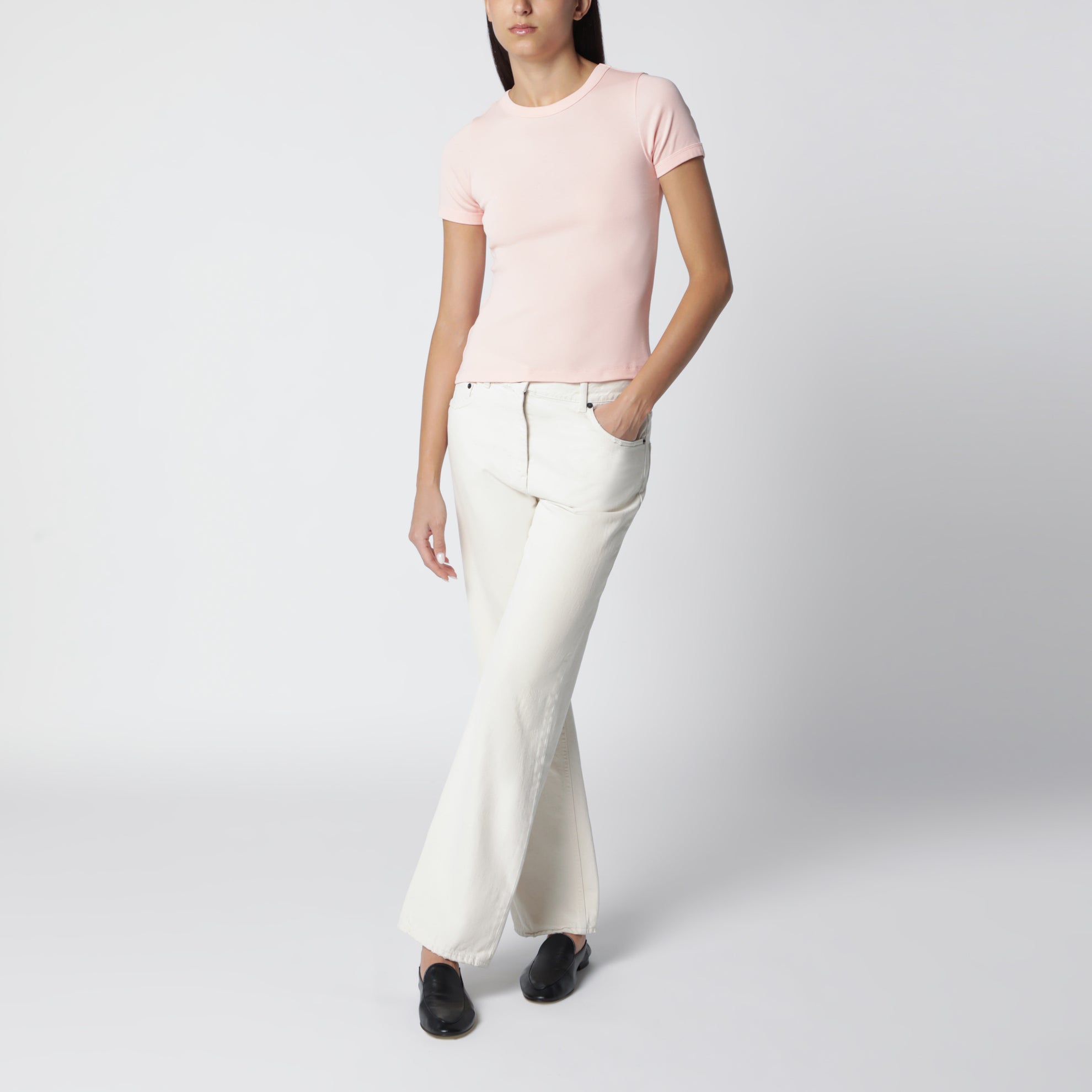 Rosa Car Tee T-Shirt aus Bio-Baumwolle