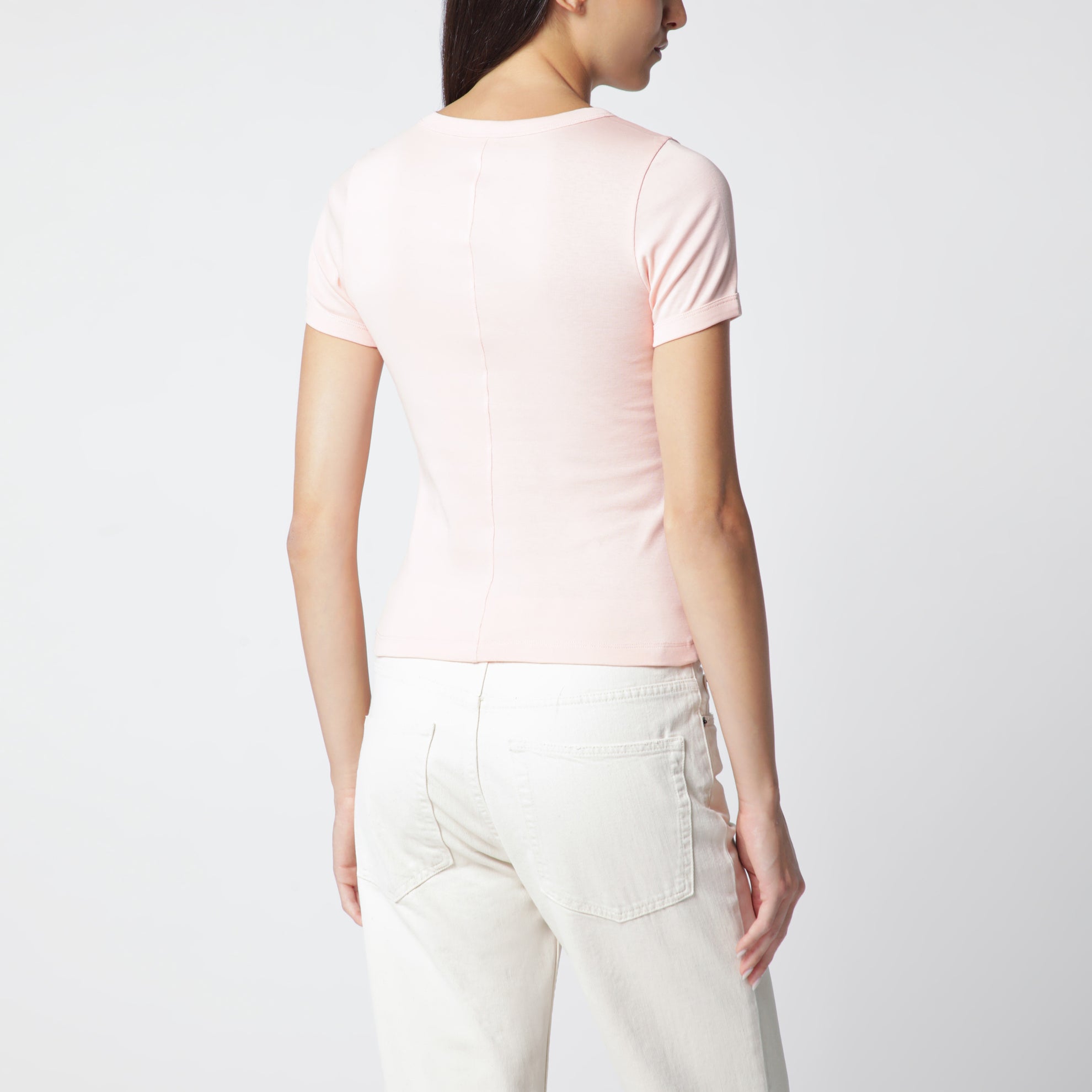 Rosa Car Tee T-Shirt aus Bio-Baumwolle
