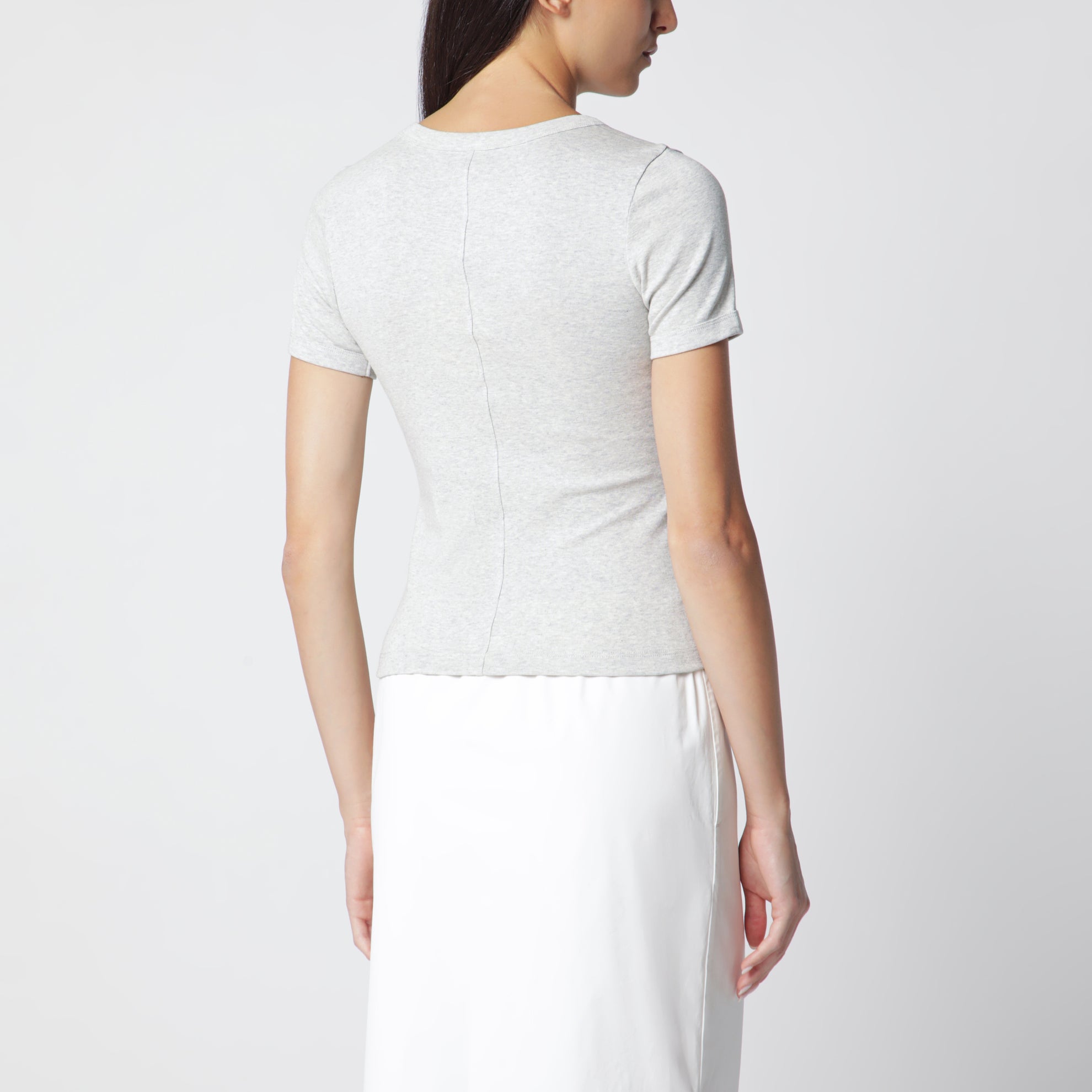 Grey Mélange Car Tee Organic Cotton T-Shirt