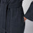Blauer Wollmantel mit Denim-Effekt