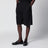 Schwarze Bermuda-Shorts aus Baumwolle