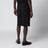 Schwarze Bermuda-Shorts aus Baumwolle