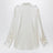 Chemise Liquid Utility en satin crème