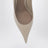 Décolleté devotion in pelle di vitello beige