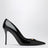 Black patent leather pumps