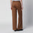 Pantalon Francoise beige en mélange de coton