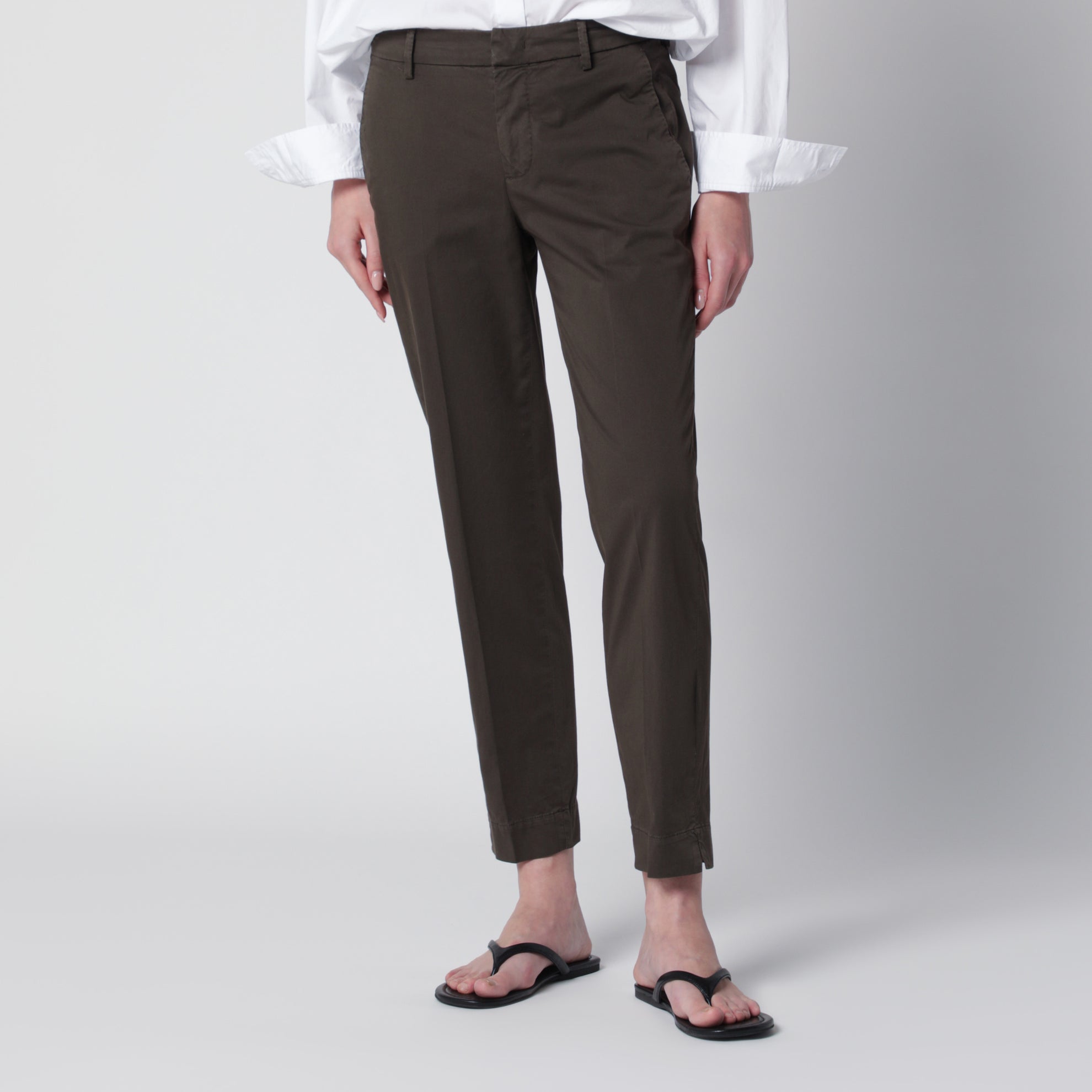 Pantalone marrone in cotone