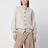 Moulin hellbeige Strickjacke aus Merinowolle