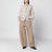 Moulin hellbeige Strickjacke aus Merinowolle