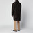 Cappotto marrone scuro in lana