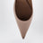 Beige satin slingback with DG logo
