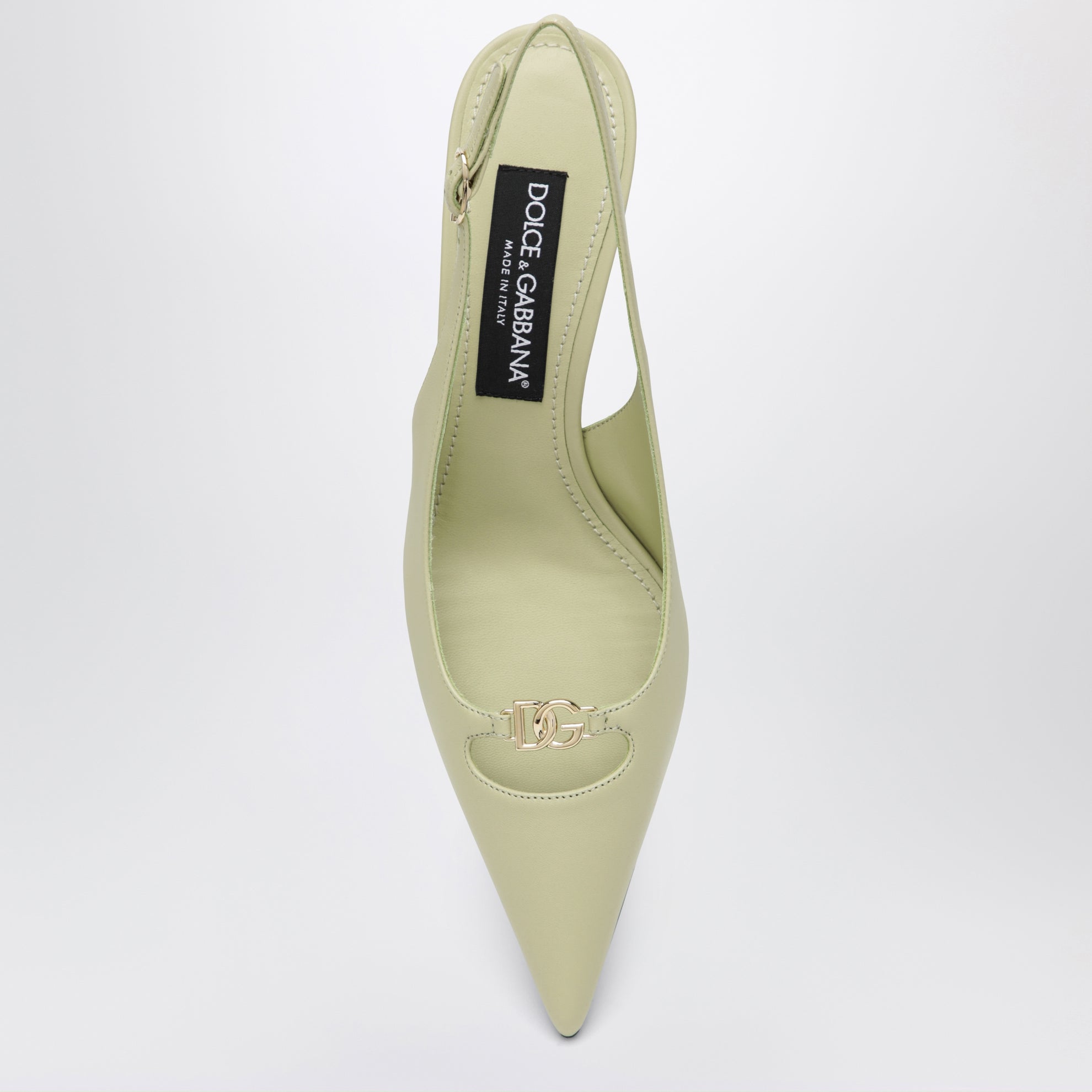 Lollo Slingbacks aus Nappaleder in Salbei
