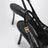 Slingback nere in pizzo e vernice