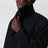 Navy short double-breasted wool coat