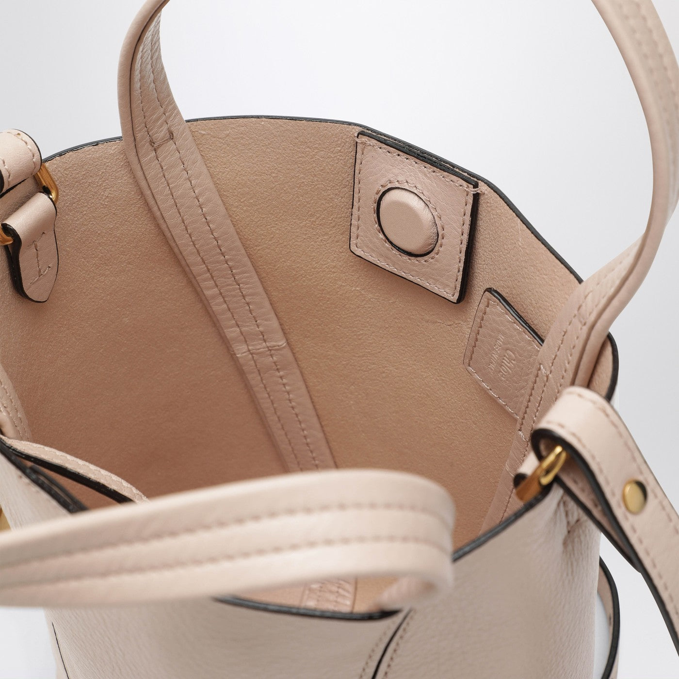 Small Chloé Spin tote bag in Cement Pink