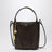 Kleine dunkelbraune Chloé Spin Tote Bag