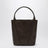 Kleine dunkelbraune Chloé Spin Tote Bag